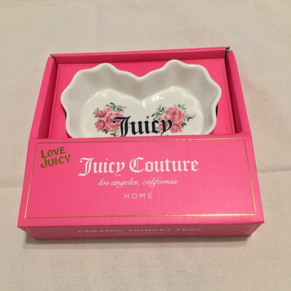 Juicy Couture Ceramic Trinket Tray